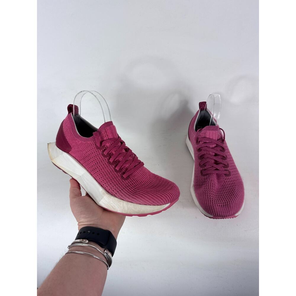 Allbirds Tree Flyer Women's 9.5 Lux Pink White Knit Comfort Athletic Sneakers